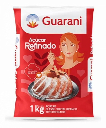 Açúcar Refinado Guarani c1 Kg pct