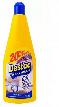 Lustra Móveis Lavanda Destac 500 ML unid