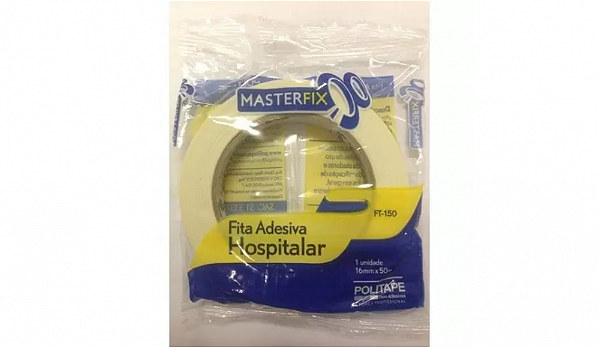 Fita Adesiva Crepe Hospitalar 19mm x 50m Masterfix unid