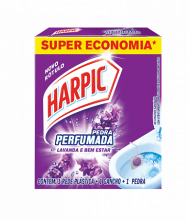 Pedra Sanitária Harpic Plus Lavanda 20g unid