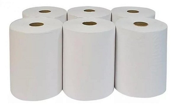 Papel Toalha Celulose Bobina 20 x 150 24G Europel pct 6