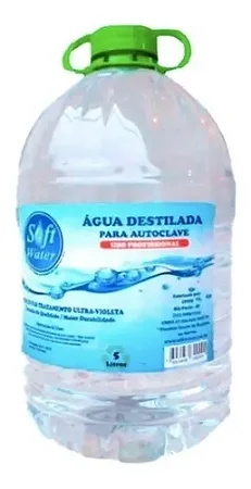 Água Destilada Autoclave 5 Litros Soft unid
