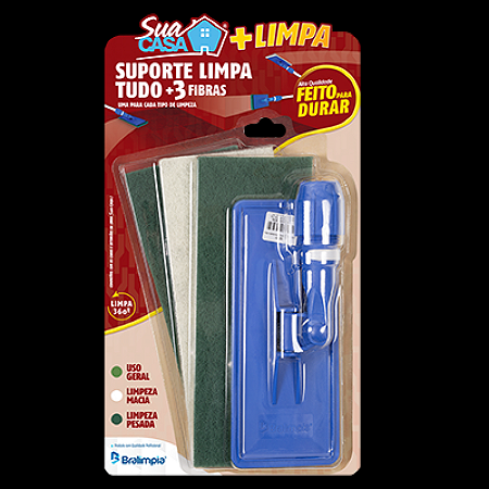 Conjunto Bralimpia Limpa Tudo Rosca Azul unid