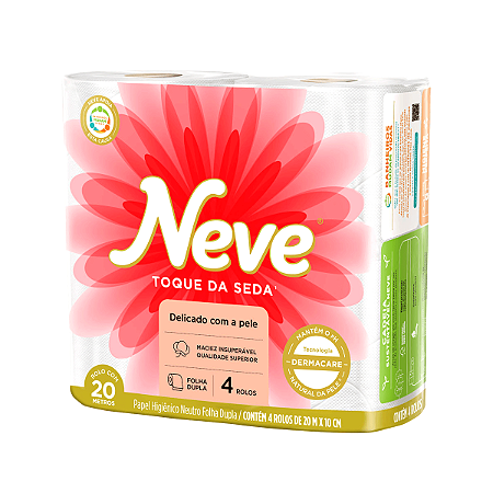 Papel Higiênico Neve Pacote com 04 unid