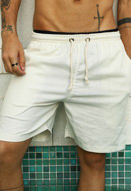 Shorts Linho Cordão Off