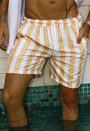 Shorts Tactel Listrado