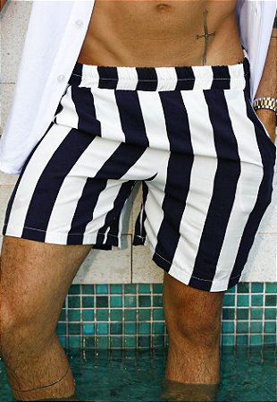 Shorts Viscose Listrado