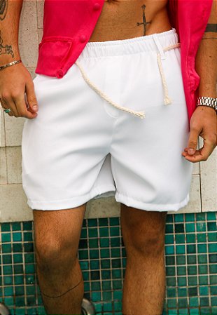 Shorts Alfaiataria Branco