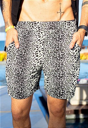 Shorts Viscose Animal Print