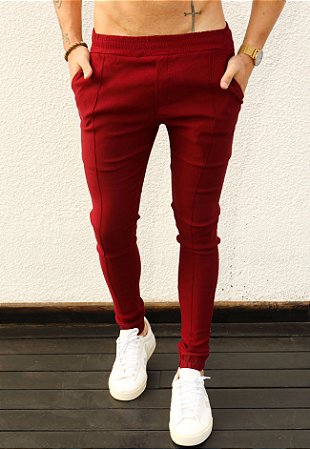 Calça Jogger Marsala