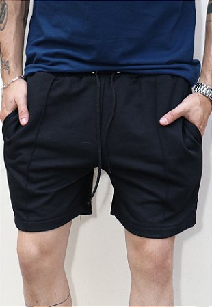 Shorts Moletom Preto