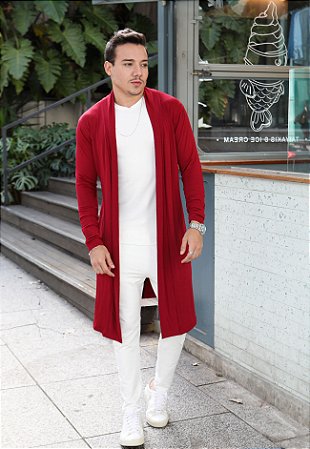 Cardigan Sobretudo Marsala