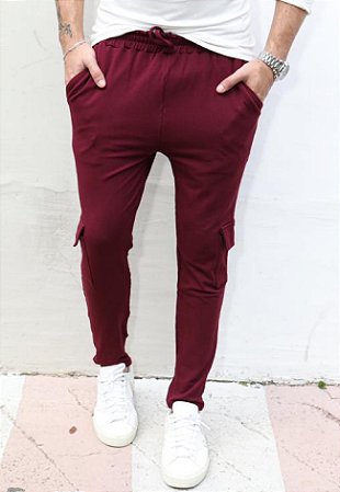 Calça Moletinho Marsala