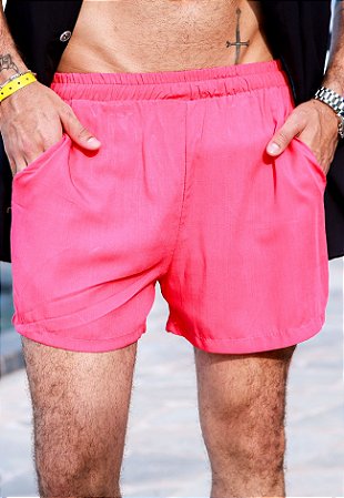 Shorts Viscose Pink