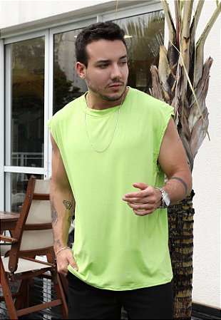 Regata Machão Verde Lima