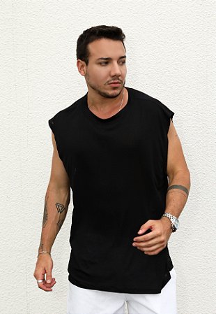 Regata Machão Podrinha Preta