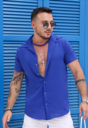 Camisa Duna Azul Royal