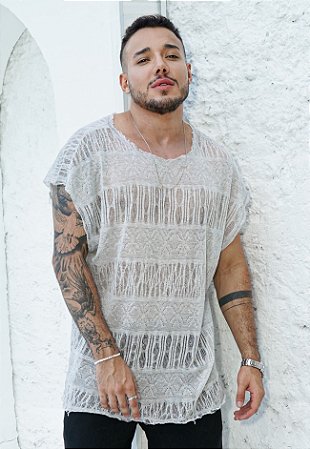 Regata Machão Renda