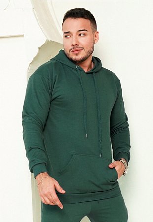 Blusa Moletom Verde Petróleo