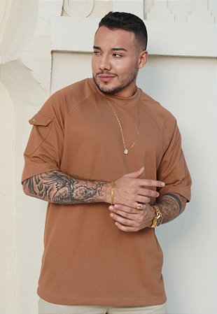 Blusa Oversized Caramelo
