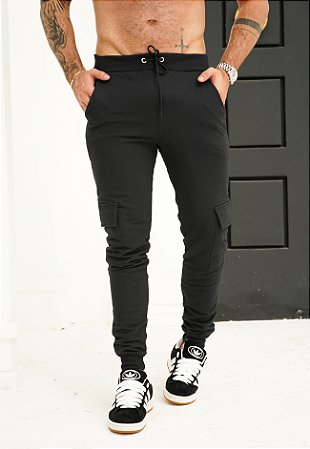 Calça Moletom Preta