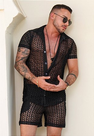 Conjunto Vazado Laise Preto