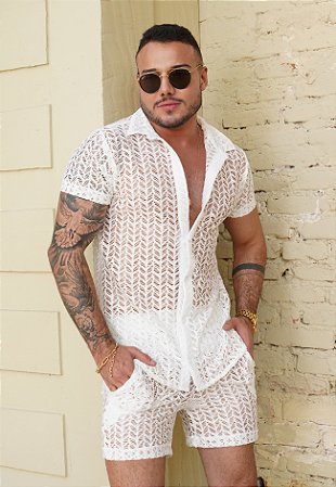 Conjunto Vazado Laise Branco