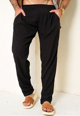 Calça Viscose Preta (Alta Demanda - Leia a descrição)
