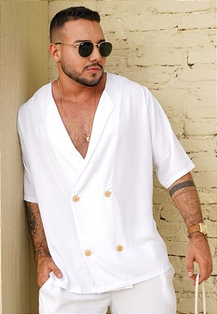 Camisa Blazer Branca