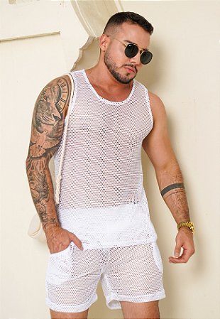 Conjunto Arrastão Branco