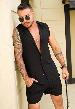 Conjunto Viscolinho Preto