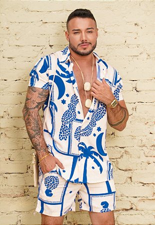 Conjunto Viscolinho Estampado