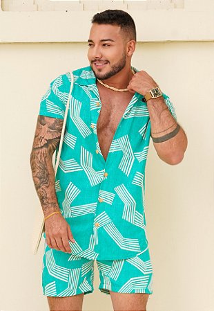 Conjunto Viscolinho Estampado