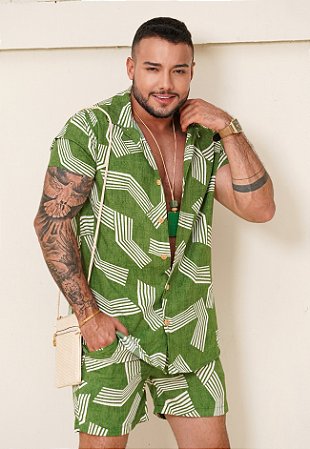 Conjunto Viscolinho Estampado
