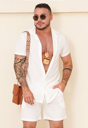 Conjunto Viscose Off White