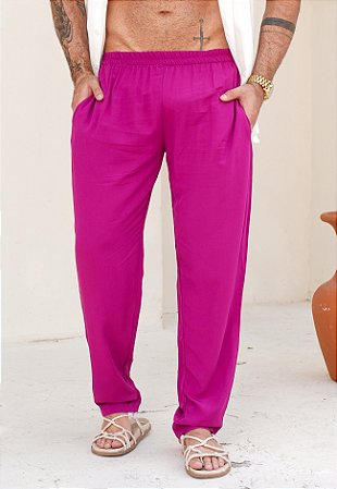 Calça Viscose Fúcsia