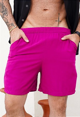 Shorts Viscose Fúcsia