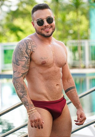 Sunga Super Slim Marsala