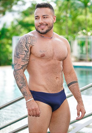 Sunga Slim Azul Marinho