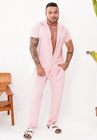 Conjunto Duna Rosa Bebê