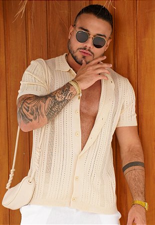 Camisa Tricot Nude