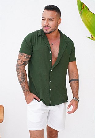 Camisa Duna Verde Militar