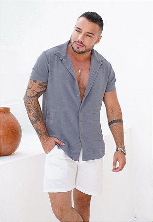 Camisa Duna Cinza