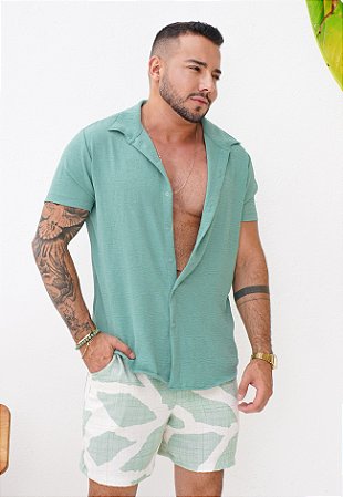 Camisa Duna Verde Água