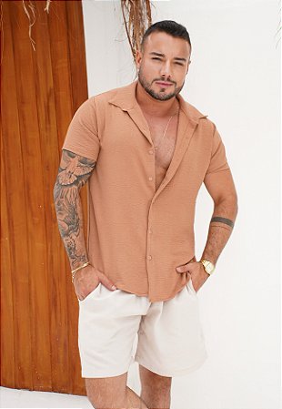 Camisa Duna Nude Médio