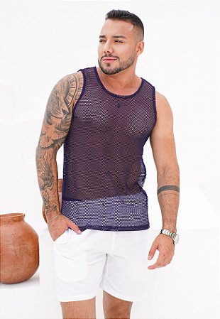 Regata Arrastão Azul Marinho