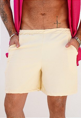Shorts Duna Brilhante Marfim