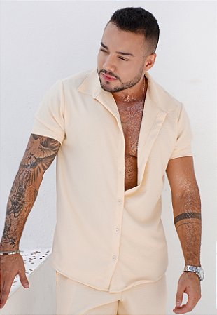 Camisa Duna Brilhante Marfim