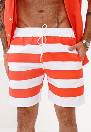 Shorts Tactel Listrado