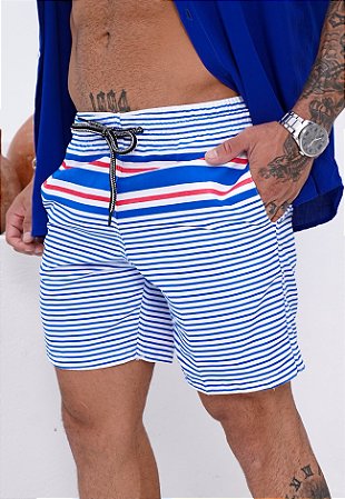 Shorts Tactel Listrado